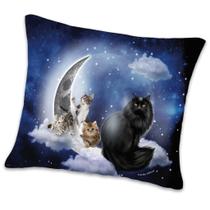 Capa para Almofada Gatos Limpeza e Proteção Astral 45x45cm Capa para Almofada Gatos Limpeza e Proteção Astral 45x45cm