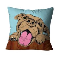 Capa Para Almofada Mdecore Pets 45x45cm - Pit Bull A Capa Para Almofada Mdecore Pets 45x45cm - Pit Bull A