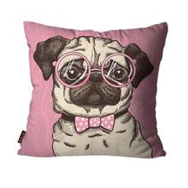Capa Para Almofada Mdecore Pets 45x45cm - Pug Rs