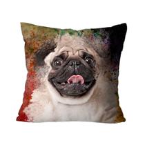 Capa Para Almofada Mdecore Pets 45x45cm - Pug