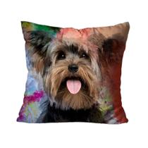 Capa Para Almofada Mdecore Pets 45x45cm - Yorkshire