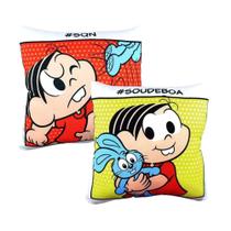 Capa para Almofada Mônica - Turma da Mônica 40 x 40 cm