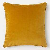 Capa para almofada quadrada - em veludo suede- cor: dourado escuro. Capa para almofada quadrada - em veludo suede- cor: dourado escuro.