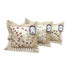 Capa Para Almofada Renda Guipir Premium 40x40 Kasilar Luxo Capa Para Almofada Renda Guipir Premium 40x40 Kasilar Luxo