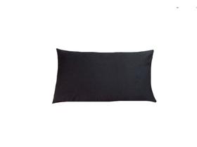Capa para Almofada Retangular 30 x 50 Tecido Algodão Cor Grafite Capa para Almofada Retangular 30 x 50 Tecido Algodão Cor Grafite