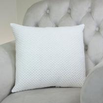 Capa Para Almofada Sonhare 1 Peça 45cm x 45cm Tecido Soft Com Zíper 100% Poliéster - Palha