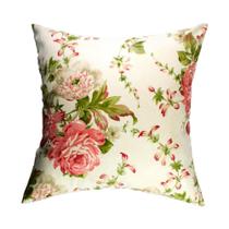 Capa Para Almofada Stmhome Suede 42 X 42 Fiori Vermelho Capa Para Almofada Stmhome Suede 42 X 42 Fiori Vermelho