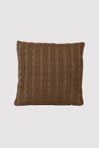 Capa para Almofada Tricô Tranças HomeBliss