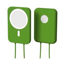 Capa para apple magsafe bateria silicone caso à prova de choque capa protetora anti-queda