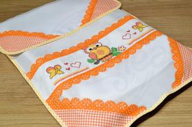 Capa para Assadeira Corujinha em Laranja Capa para Assadeira Corujinha em Laranja