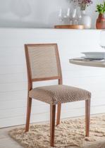 Capa Para Assento De Cadeira De Jantar Lisa E Estampada