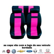 capa para banco automotivo em tecido nylon cor rosa para Elba 94