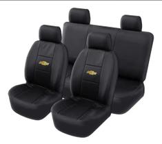capa para banco carro em material sintético preto para celta 2009