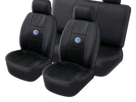 capa para banco carro em material sintético preto para gol g5 2011