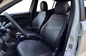 Capa para Banco Couro Fiat Cronos 2021 Encosto traseiro Bipartido