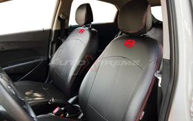 Capa para Banco Couro Hyundai Hb20X Hatch 2015 - AutoXtreme