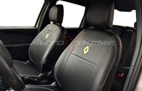 Capa para Banco Couro Renault Duster Oroch 2019 Encosto traseiro Bipartido