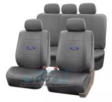 capa para banco de carro em couro cor cinza Focus 2000 2007