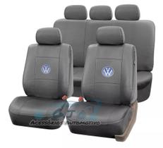 capa para banco de carro em couro cor cinza Santana Quantum 1998 1999 capa para banco de carro em couro cor cinza Santana Quantum 1998 1999