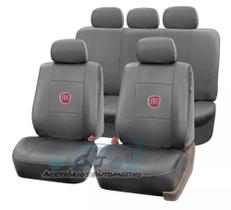 capa para banco de carro em couro cor cinza strada 2013