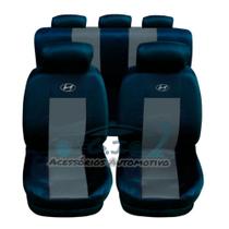 capa para banco de carro em couro cor preto/cinza aa Tucson 2021 capa para banco de carro em couro cor preto/cinza aa Tucson 2021