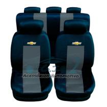 capa para banco de carro em couro cor preto/cinza cobalt 2018 capa para banco de carro em couro cor preto/cinza cobalt 2018