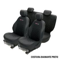 Capa para Banco de Couro Diamante Fiat Strada C Simples 2015