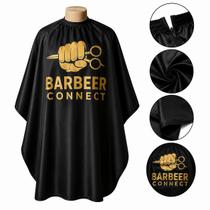 Capa Para Barbeiro Barber Conect de Cetim Com Zíper Capa Para Barbeiro Barber Conect de Cetim Com Zíper
