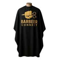 Capa Para Barbeiro Barber Conect de Microfibra Com Zíper