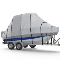 Capa para barco RVMasking para hard top, impermeável, 2426 pés, cinza Capa para barco RVMasking para hard top, impermeável, 2426 pés, cinza