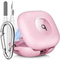Capa para Beats Powerbeats Fit 2025 com kit de limpeza rosa