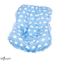 Capa para bebê conforto 100% algodão Nuvem azul