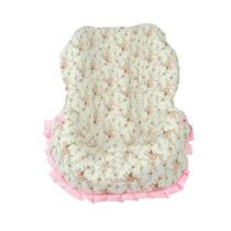 Capa para bebe conforto básico - floral bege