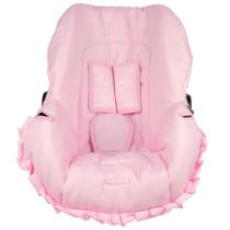 Capa para bebe conforto básico - rosa bebê - ALAN PIERRE BABY