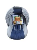 Capa Para Bebê Conforto+Capota Protetora Solar+Protetor De Cinto+Almofadinha - Enxovais Livia