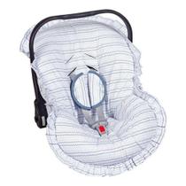 Capa para Bebê Conforto com Protetor de Cinto Ondinha - Batistela Baby