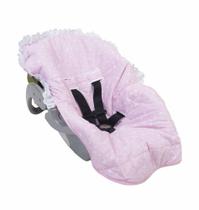 Capa para Bebê Conforto e Carrinho Estampada Rosa - Bambi