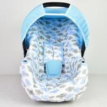 Capa para bebe conforto - nuvem azul nova - ALAN PIERRE BABY