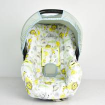 Capa para bebe conforto - safari amarelo - Alan Pierre Baby