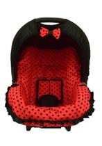 Capa para bebe conforto - vermelho bola preta