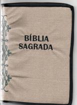 Capa Para Bíblia, bordada Sem Ziper Em tecido acquablock impermeável