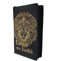 Capa para Bíblia Média com Zíper Leão de Judá n 11 Capa para Bíblia Média com Zíper Leão de Judá n 11