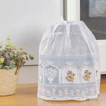 Capa para Botijão de Gás 13kg em Renda com Transfer Flores 100% Poliéster - Flores Capa para Botijão de Gás 13kg em Renda com Transfer Flores 100% Poliéster - Flores