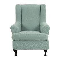 Capa para Cadeira com Orelhas KRFOONN Jacquard Veludo 2 Peças Capa para Cadeira com Orelhas KRFOONN Jacquard Veludo 2 Peças
