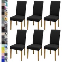Capa para Cadeira de Jantar BIETYONE Stretch Conjunto com 6 Peças Capa para Cadeira de Jantar BIETYONE Stretch Conjunto com 6 Peças