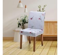 Capa Para Cadeira de Jantar de Malha Com Elástico Vitalicia - Bella Janela