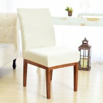 Capa para Cadeira de Malha c/ Elástico Premium Creme