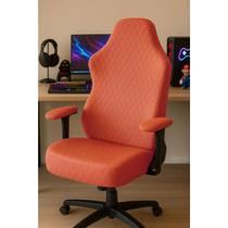 Capa para Cadeira Gamer Luxo Matelada Malha 100% Poliéster Conforto, Proteção e Estilo Premium Cor:Ocre