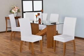Capa Para Cadeira Mesa De Jantar 04 Lugares Malha Gel Oferta Branco Capa Para Cadeira Mesa De Jantar 04 Lugares Malha Gel Oferta Branco