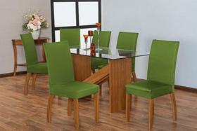 Capa Para Cadeira Mesa De Jantar 04 Lugares Malha Gel Oferta verde Capa Para Cadeira Mesa De Jantar 04 Lugares Malha Gel Oferta verde